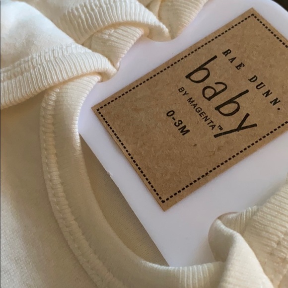 1LEFT NEW Rae Dunn 3pc onesies hangry/snuggle/milk - Picture 8 of 8